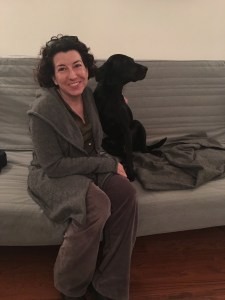 Kate Powers with my co-host, Fergie.